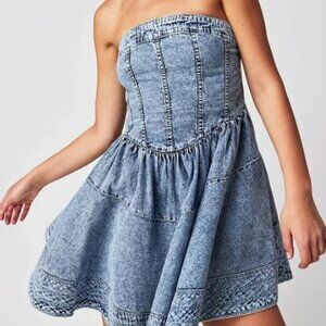 Free People Denim Dress size medium